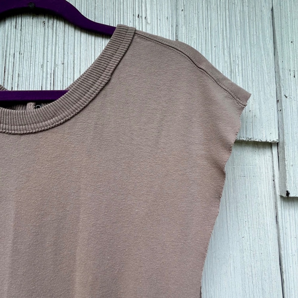 Free People FP Movement Hot Shot Jumpsuit Taupe Brown Sleeveless Relaxed S/P - Picture 4 of 11